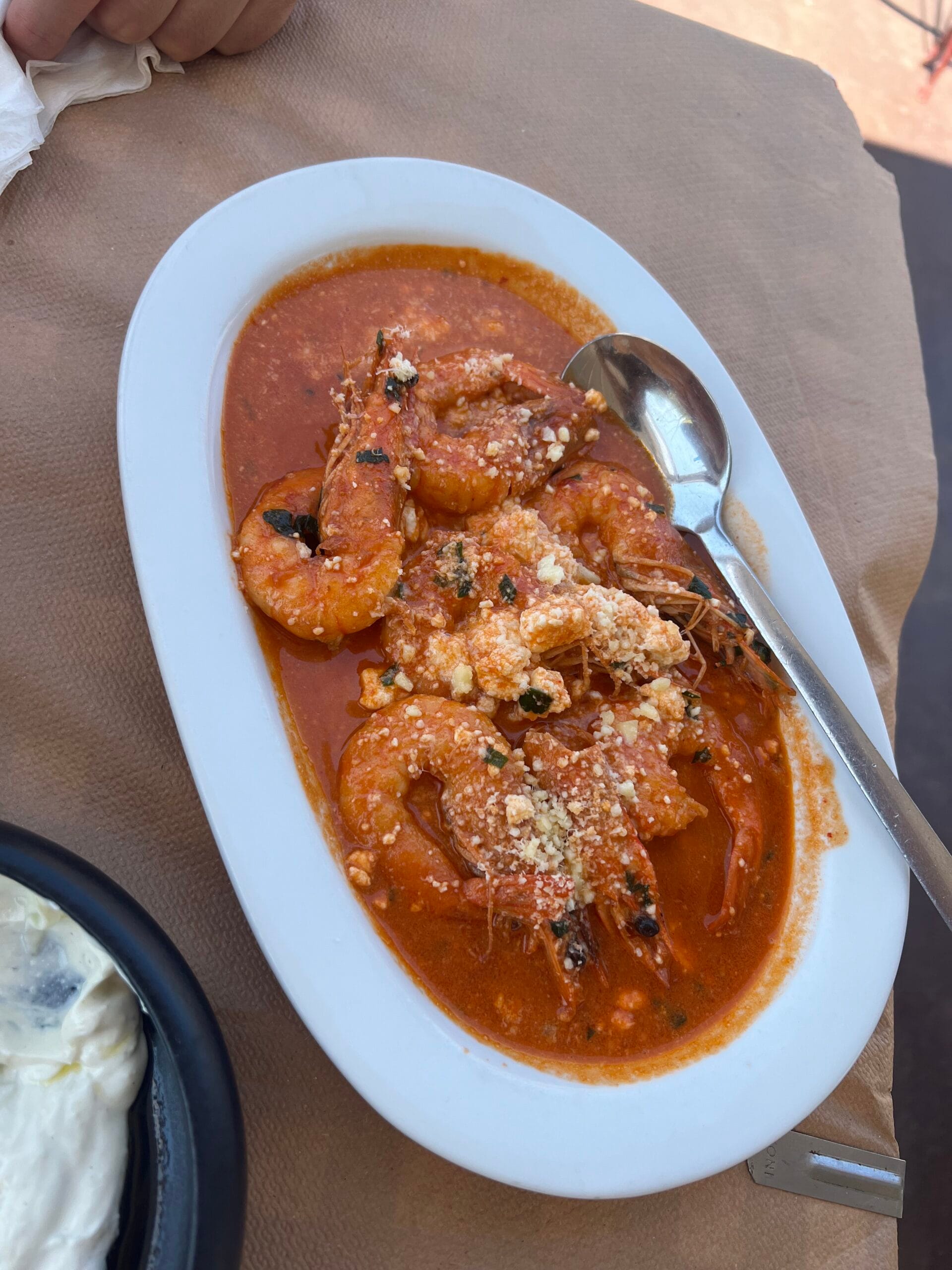 Creveti Saganaki - Christoforos tavern
