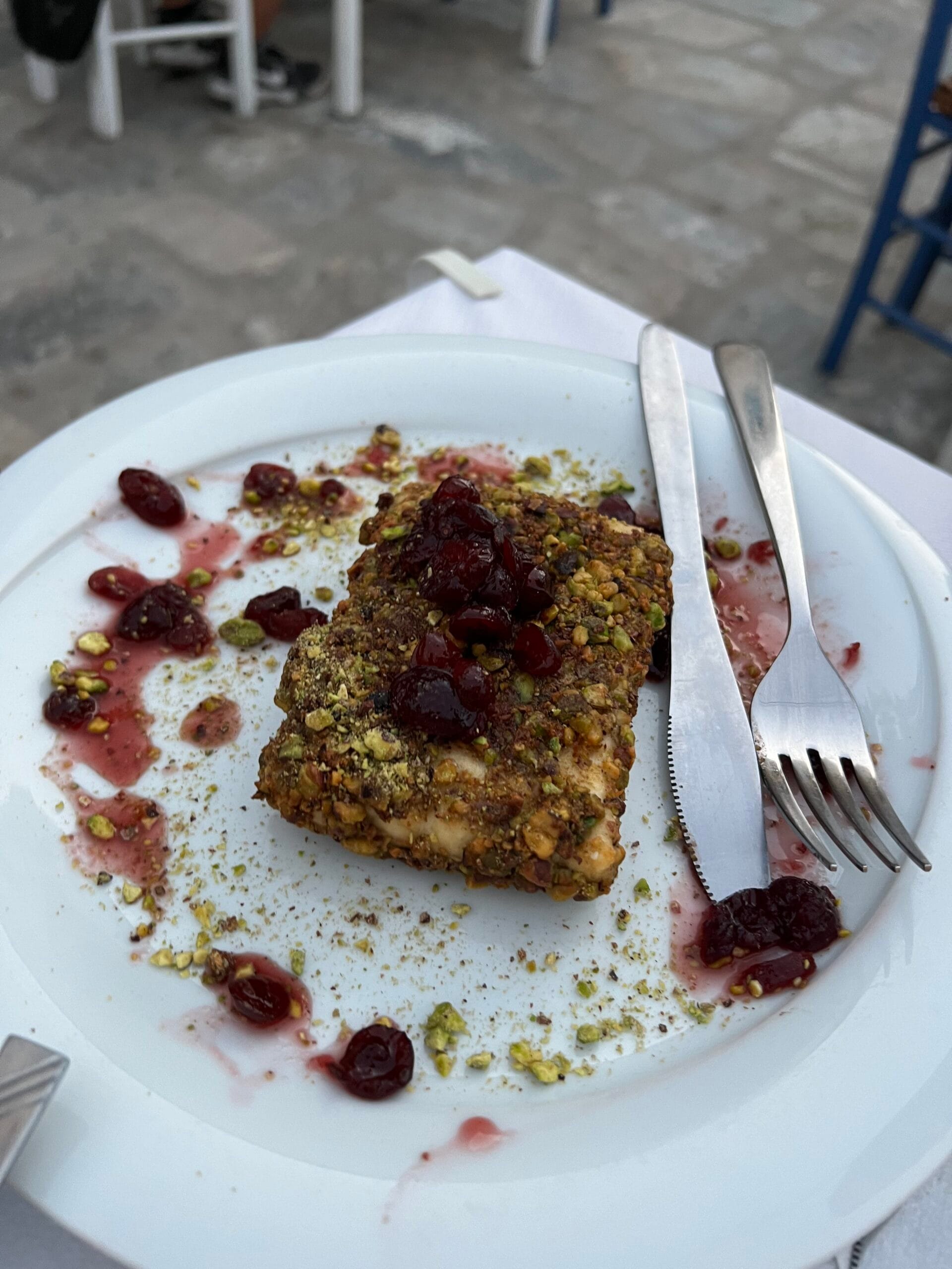 Feta cu fistic -Paparounas