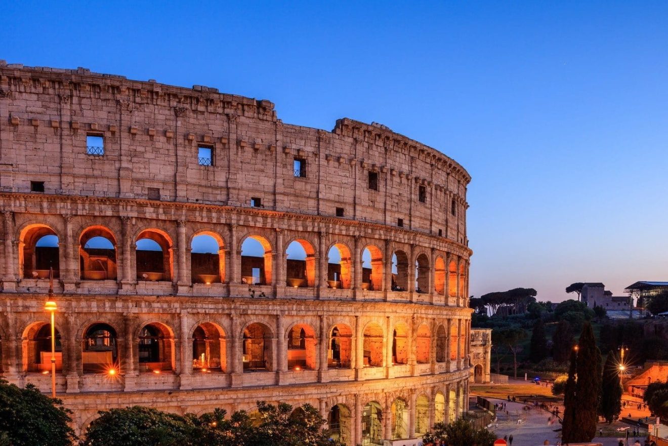 Colosseum in Roma, Italia